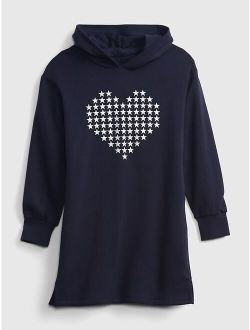 Kids Graphic Hoodie Dress