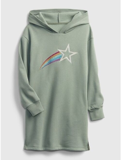 Kids Graphic Hoodie Dress