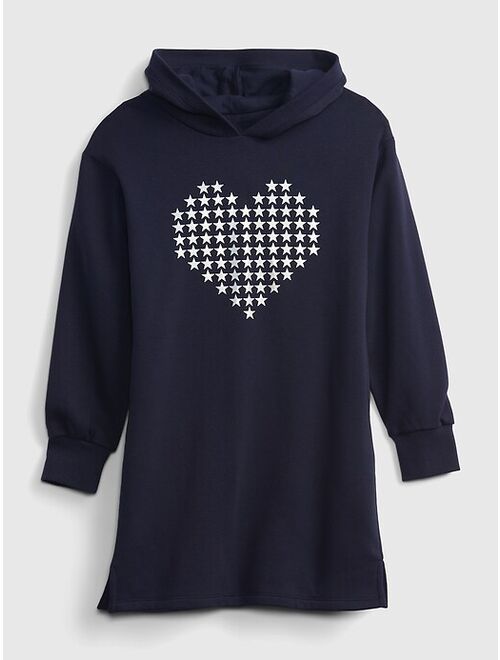 GAP Kids Graphic Hoodie Dress