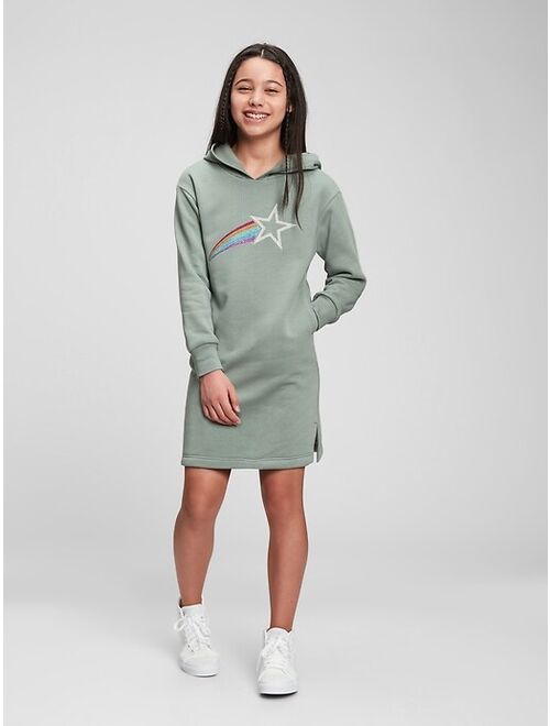 GAP Kids Graphic Hoodie Dress