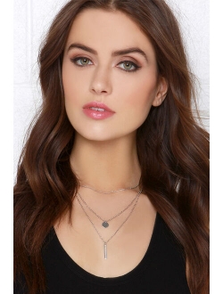 Perfect Trio Gold Layered Necklace