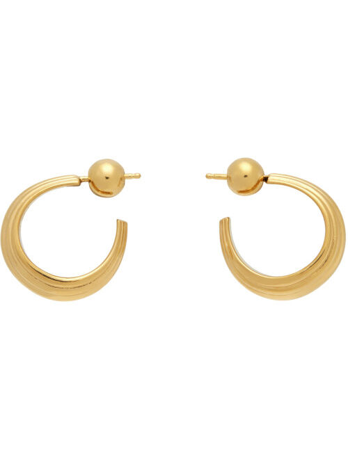 Sophie Buhai Gold Large Blondeau Hoop Earrings