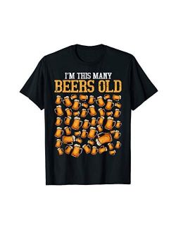 Funny 50 Year Old Beer Drinking Gag Gift, 50th Birthday T-Shirt