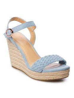 LC Lauren Conrad Lapis Women's Wedge Sandals