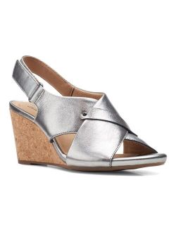 Margee Eve Women's Leather Wedge Sandals
