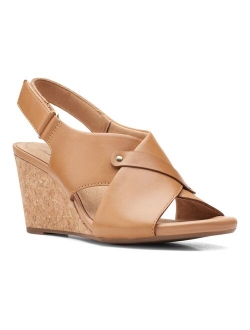 Margee Eve Women's Leather Wedge Sandals