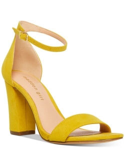 Bella Two-Piece Block Heel Sandals