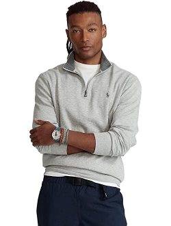 Luxury Jersey 1/4 Zip Pullover Sweatshirts