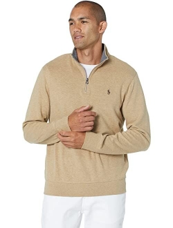 Luxury Jersey 1/4 Zip Pullover Sweatshirts