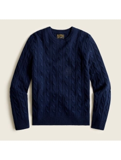 Cashmere cable-knit sweater