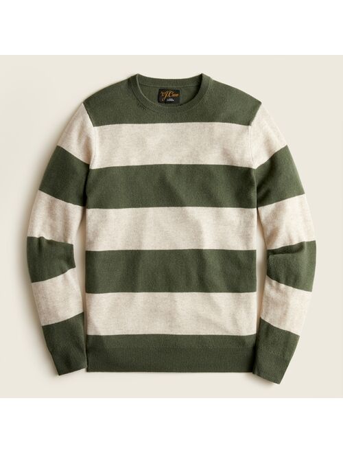 J.Crew Cashmere crewneck sweater in stripe