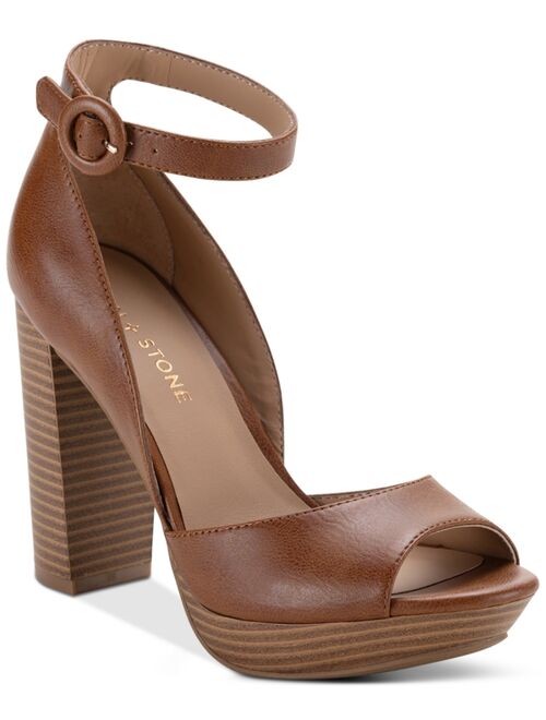 Sun + Stone Reeta Block-Heel Platform Sandals, Created for Macy's