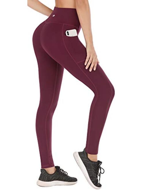 Heathyoga Leggings with Pockets for Women High Waisted Yoga Pants for Women with Pockets Workout Leggings for Women