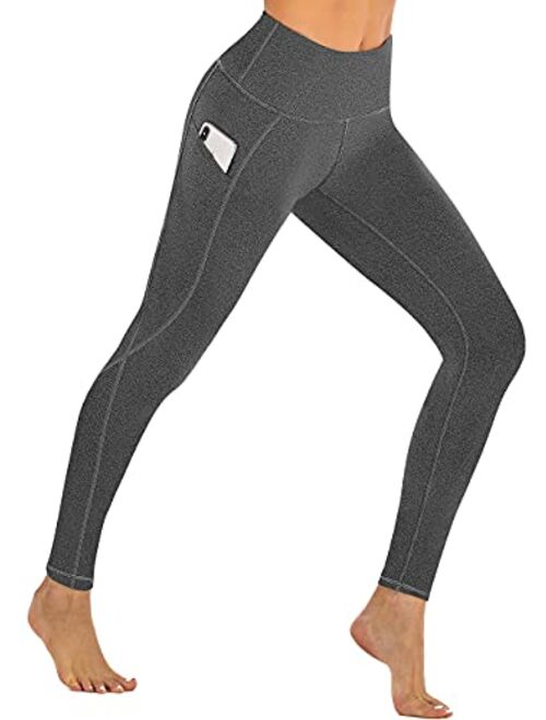 Ewedoos Leggings with Pockets for Women High Waisted Yoga Pants for Women with Pockets Soft Workout Leggings for Women