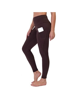 GAYHAY High Waist Yoga Pants with Pockets for Women - Soft Tummy Control 4 Way Stretch Capri Leggings for Workout Running