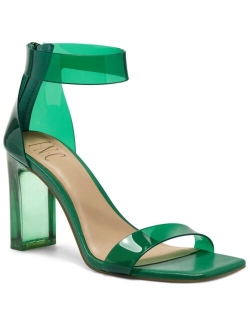 Women's Makenna Two-Piece Clear Vinyl Dress Sandals, Created for Macy's