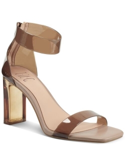 Women's Makenna Two-Piece Clear Vinyl Dress Sandals, Created for Macy's