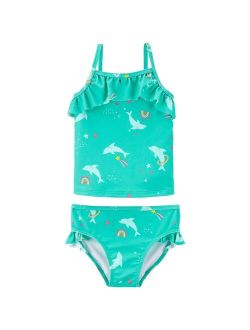 Girls 4-14 Carter's Dolphin Tankini Top & Bottoms Swimsuit Set