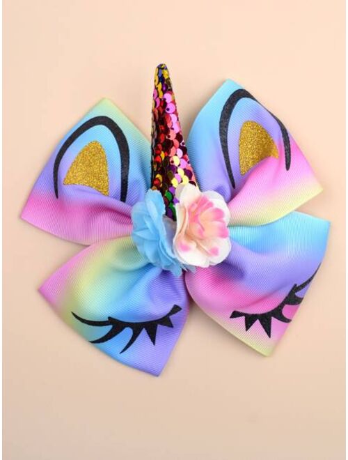 Shein Girls Unicorn Design Hair Clip