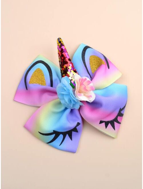 Shein Girls Unicorn Design Hair Clip