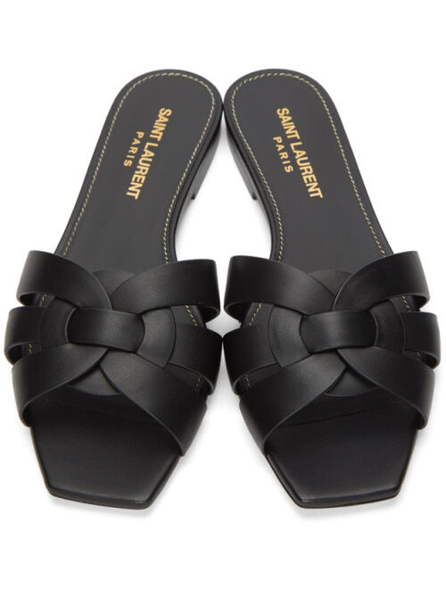 Black Tribute Sandals