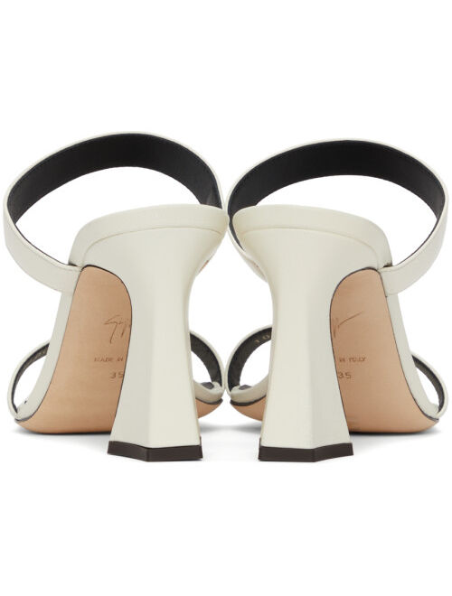 Giuseppe Zanotti White Karmen Heeled Sandals