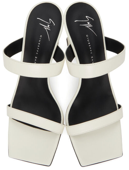 Giuseppe Zanotti White Karmen Heeled Sandals