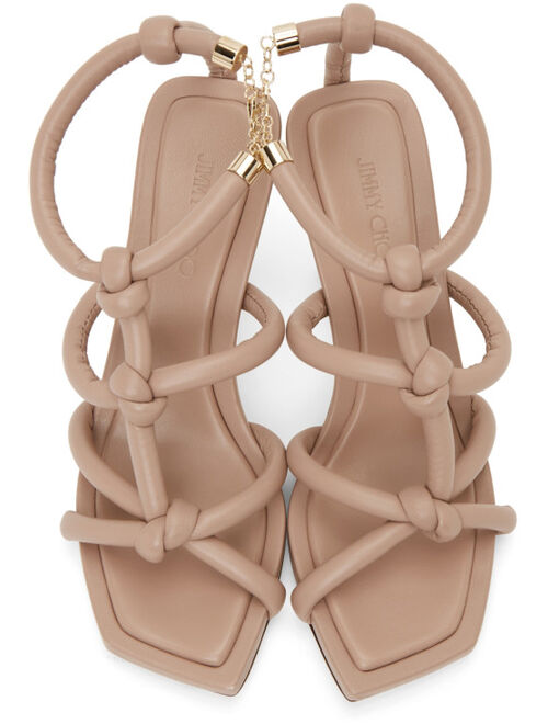 Jimmy Choo Pink Bay 90 Heeled Sandals