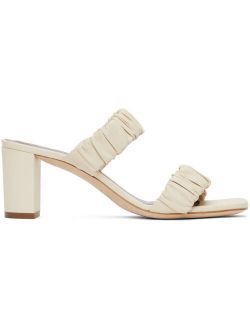 Off-White Frankie Ruched Sandals