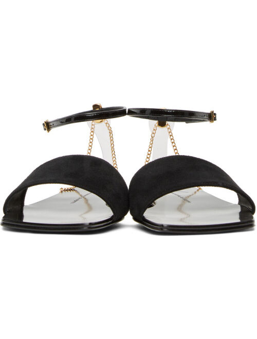 Giuseppe Zanotti Black Erhos Sandals