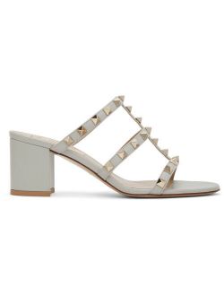 Grey Valentino Garavani Rockstud Sandals