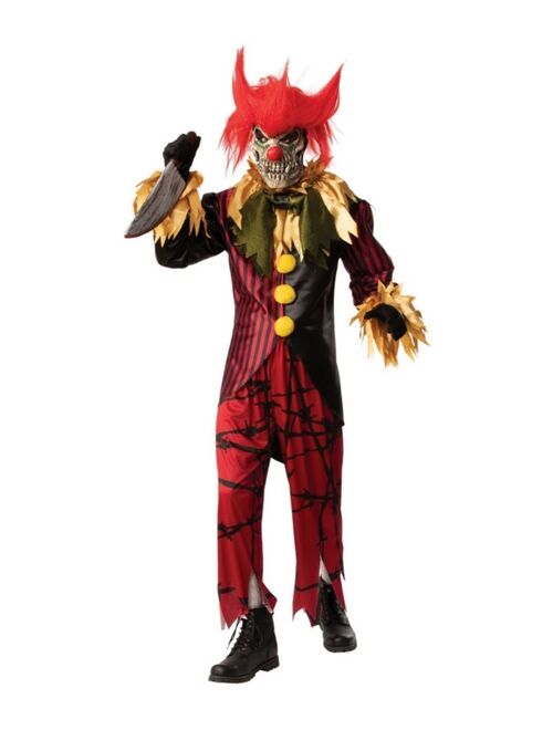 BuySeasons Men's Crazy Clown Adult Costume