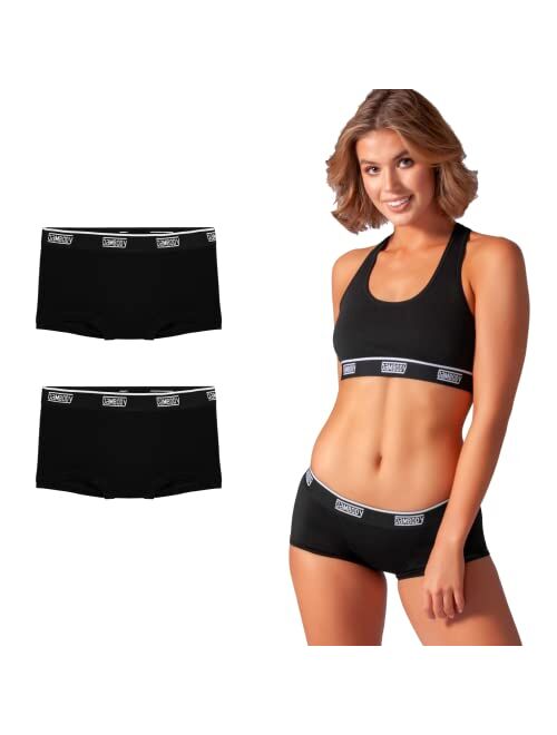 Buy Bambody Absorbent Boyshort: Classic Fit Trunk Style Underwear for Period  Protection, Single Pack: Black, Small at