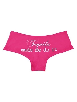 Decal Serpent Tequila Made Me Do It Funny Women's Boyshort Underwear Panties