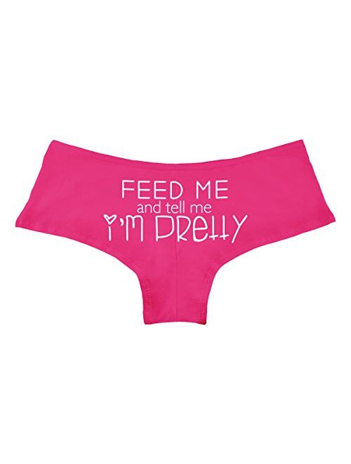 Decal Serpent Feed Me and Tell Me I'm Pretty Funny Women's Boyshort Underwear Panties