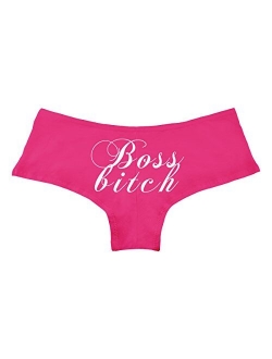 Boss Bitch Funny Women's Boyshort Underwear Panties