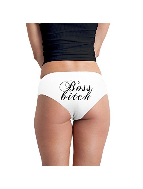 Boss Bitch Funny Women's Boyshort Underwear Panties