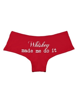 Decal Serpent Whiskey Made Me Do It Funny Women's Boyshort Underwear Panties