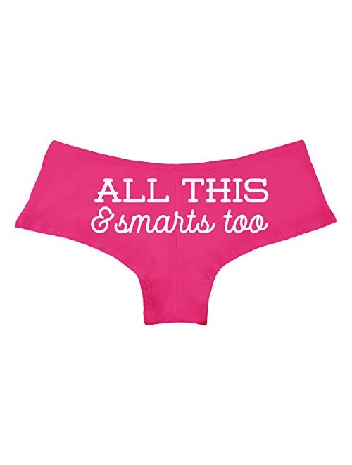 Decal Serpent All This and Brains Too Funny Women's Boyshort Underwear Panties