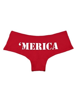 Decal Serpent Merica Patriotic Parody Funny Women's Boyshort Underwear Panties