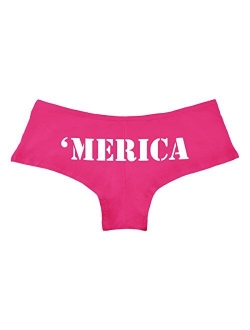 Decal Serpent Merica Patriotic Parody Funny Women's Boyshort Underwear Panties