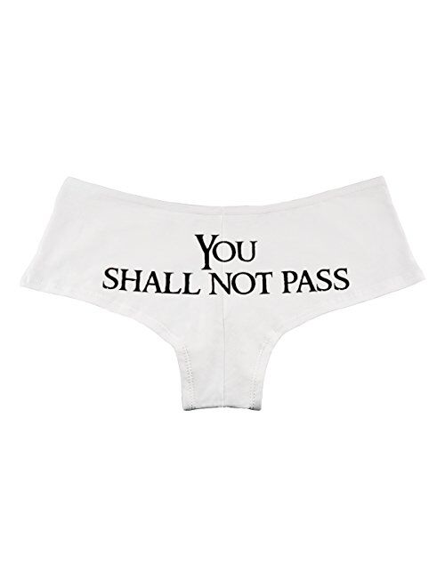 You Shall Not Pass Parody Funny Women's Boyshort Underwear Panties