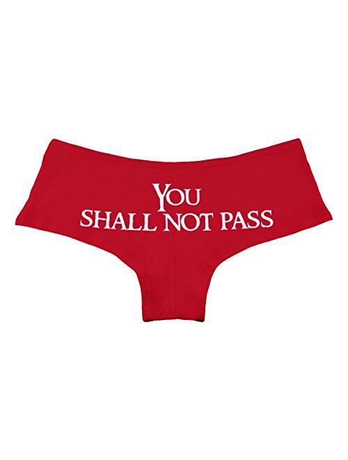 You Shall Not Pass Parody Funny Women's Boyshort Underwear Panties