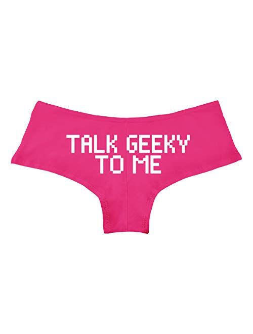 Decal Serpent Talk Nerdy to Me Gamer Funny Women's Boyshort Underwear Panties