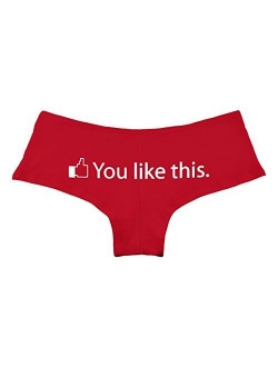 Decal Serpent You Like This Parody Thumbs Up Funny Women's Boyshort Underwear Panties