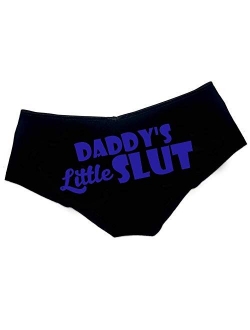 Daddy's Little Slut Fun Womens Funny Underwear Hipster Panty