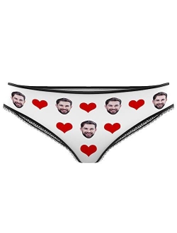 Custom Mens Underwear Boxers Briefs Wife's Face on Body Novelty Funny Gag Comical Gift