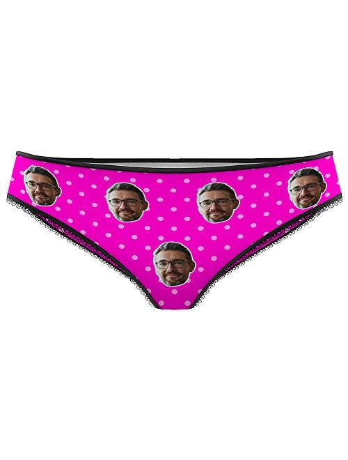 Custom Mens Underwear Boxers Briefs Wife's Face on Body Novelty Funny Gag Comical Gift