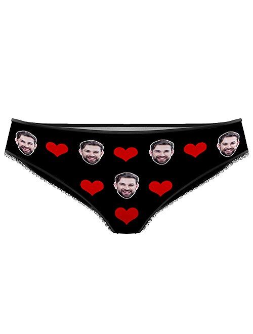 Custom Mens Underwear Boxers Briefs Wife's Face on Body Novelty Funny Gag Comical Gift