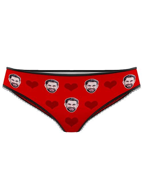 Custom Mens Underwear Boxers Briefs Wife's Face on Body Novelty Funny Gag Comical Gift